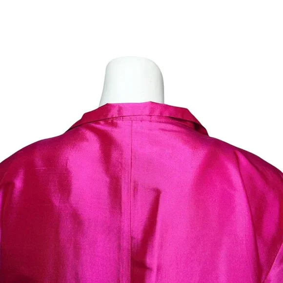 MARIKO Fuschia Slik Coat